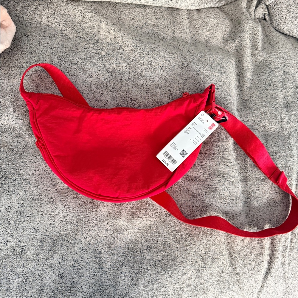 Uniqlo Red Crescent Shoulder Bag